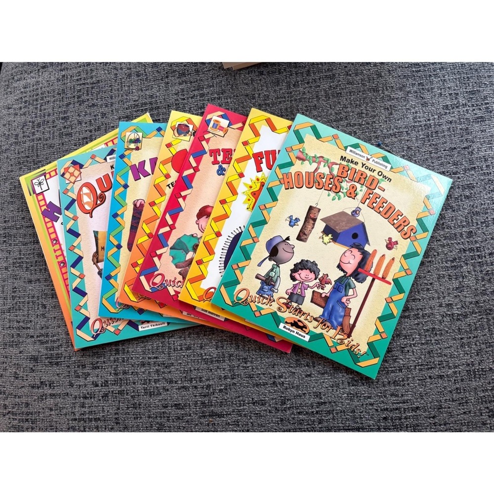 Williamson Publishing Quick Starts for Kids Craft Book Bundle Lot 7 Books